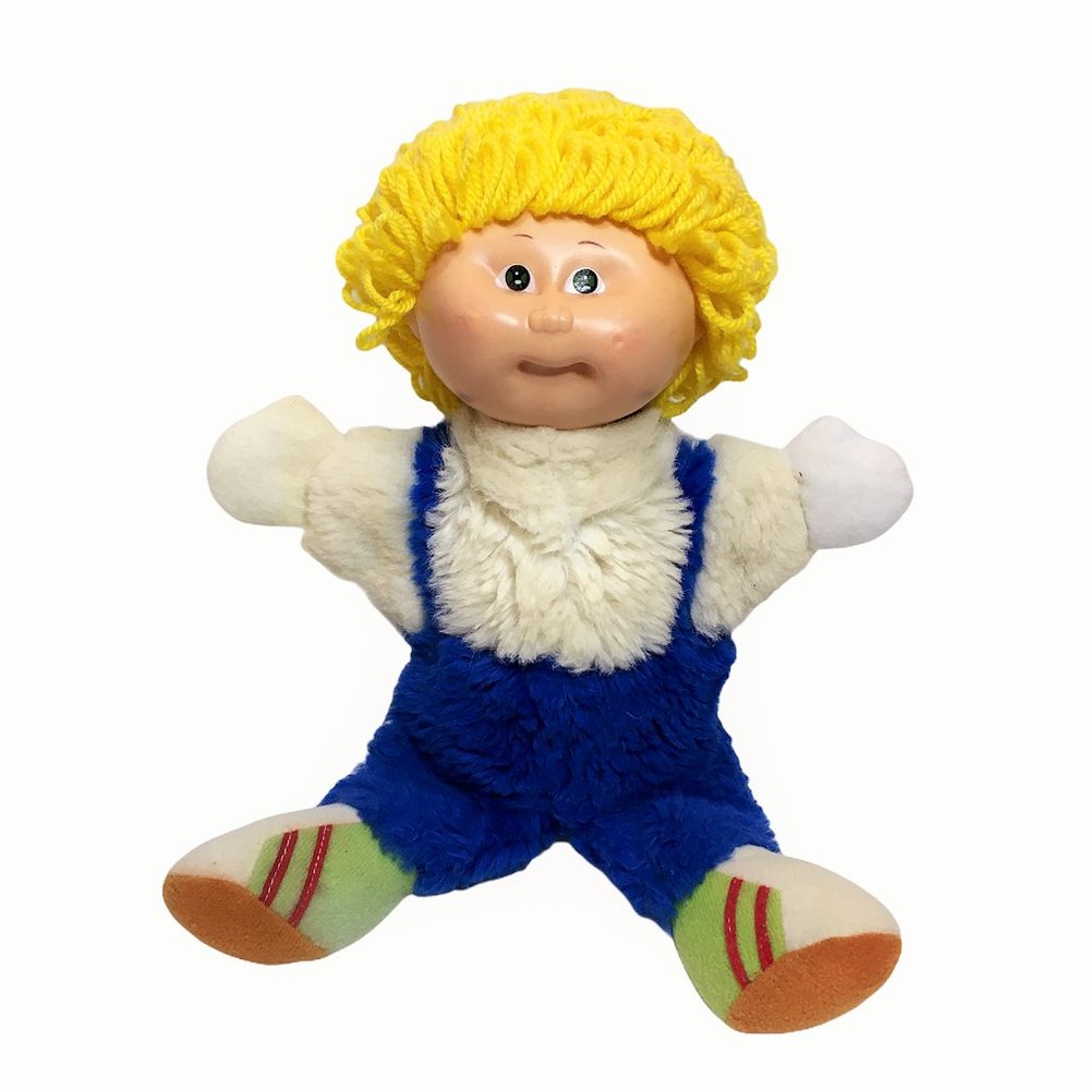 Vintage Cabbage Patch Doll Plush Puppet Korea 12in